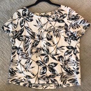 JCrew cool floral top